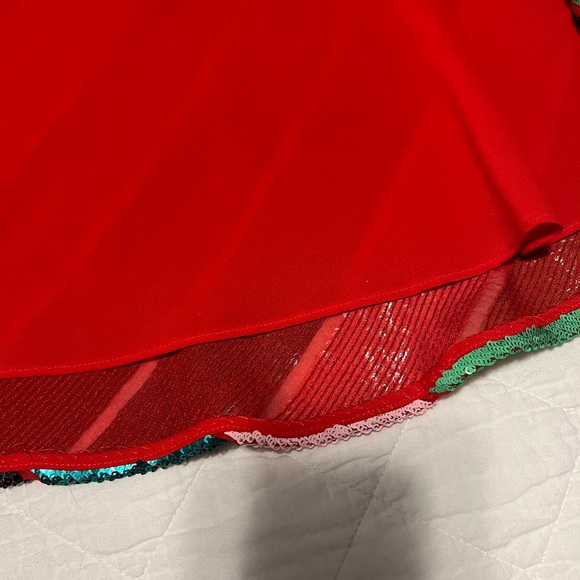 Diane Von Furstenberg one-of-a-kind D-Ring Crossover Sequins & Silk Dress - Picture 13 of 15